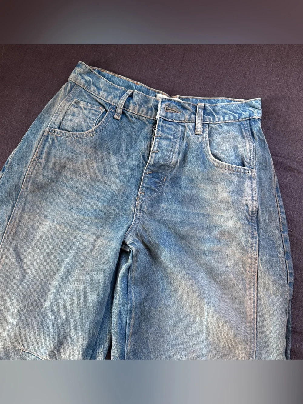 Free People Good Luck Barrel Jeans Lost In The Desert 24 Read Description